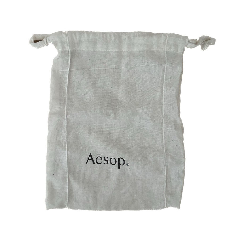 (3 for $15) Aesop linen drawstring pouch unused